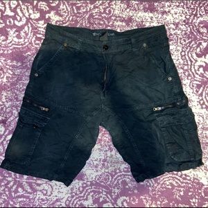 Men’s Black Cargo Shorts